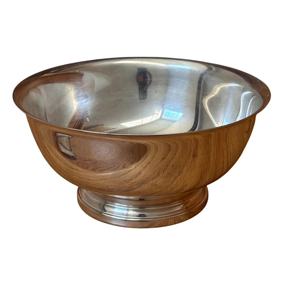 Vtg Gorham Silver Plate Footed Bowl Vanity Accessory Trinket Dish - Image 3 of 4