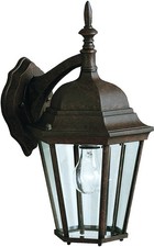 Kichler 9655 Bronze Madison Collection 1-Light 17"H Outdoor Wall Light