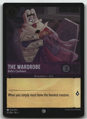 The Wardrobe - Belle's Confidant foil Common The First Chapter 57/204 NM