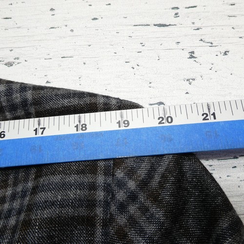 Thomas Dean Loro Piana Blazer Size 43-44 (Large) Gray Wool Silk Cashmere Linen - Picture 10 of 11