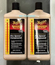 2-Pk Meguiar's M100 Pro Speed Correcting Compound Extra Heavy Cut Scratch Polish