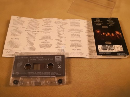 Iron Maiden - No Prayer for The Dying MC Cassette Judas Priest Saxon Deep Purple - Picture 4 of 5
