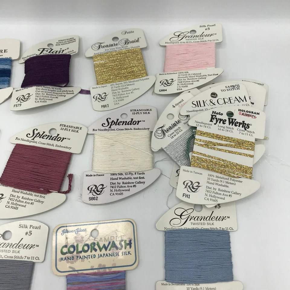 24 Rainbow Gallery Embroidery Thread Grandeur Splendor Flair Etc  - Image 3 of 4