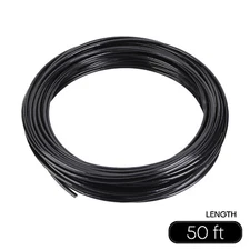 50ft Vinyl Coated Stainless Steel 304 Cable Wire Rope 7x7 Heavy Duty 3/64"-1/16"