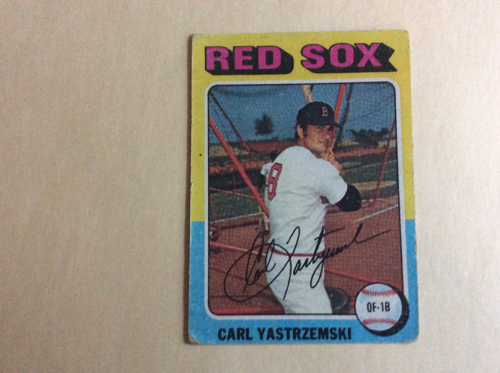 1975 TOPPS BASEBALL CARL YASTRZEMSKI CARD #280 B101499 | eBay