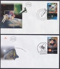 ISRAEL Sc # 1458,1552 TWO FDC HONOURING ISRAEL's 1st MAN iN SPACE - ILAN RAMON