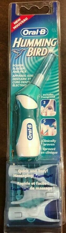 100% GUARANTEED TO WORK! NO CORROSION!! Opened Tested Oral B Hummingbird Flosser