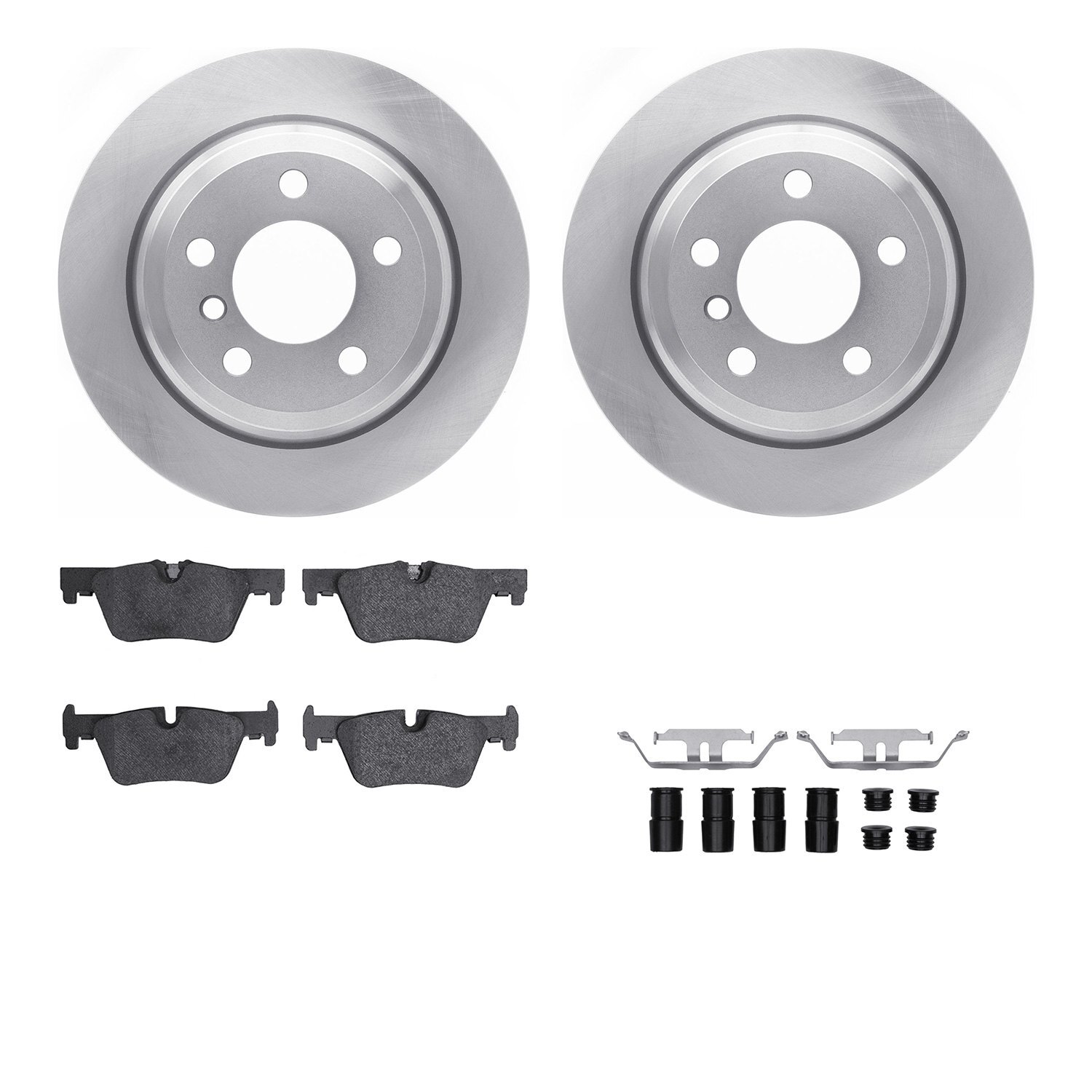 For BMW 420i 16-20 R1 Concepts WFTH1-31408 Rear Brake Kit w Euro Ceramic Pads
