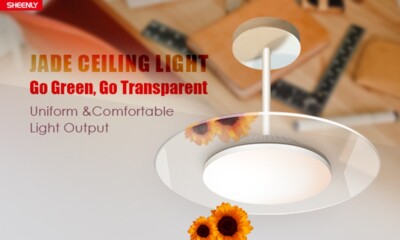 Jade Runde Decken LED Leuchte - Deckenleuchte - Transparent Stilvoll Ultramodern 
