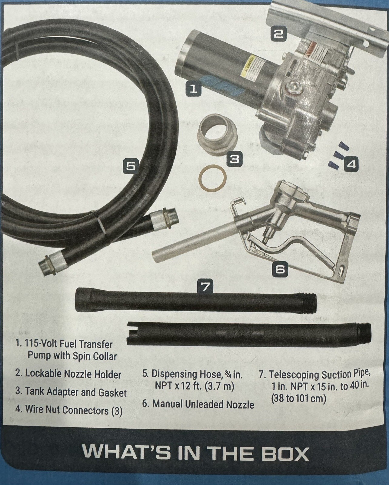 GPI M1115SMU 12GPM 115V AC Manual Fuel Pump (11000081) for sale