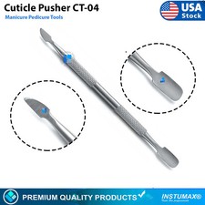 Cuticle Pusher Remover Nail Cleaner CT-04 Manicure Pedicure Stainless Steel New