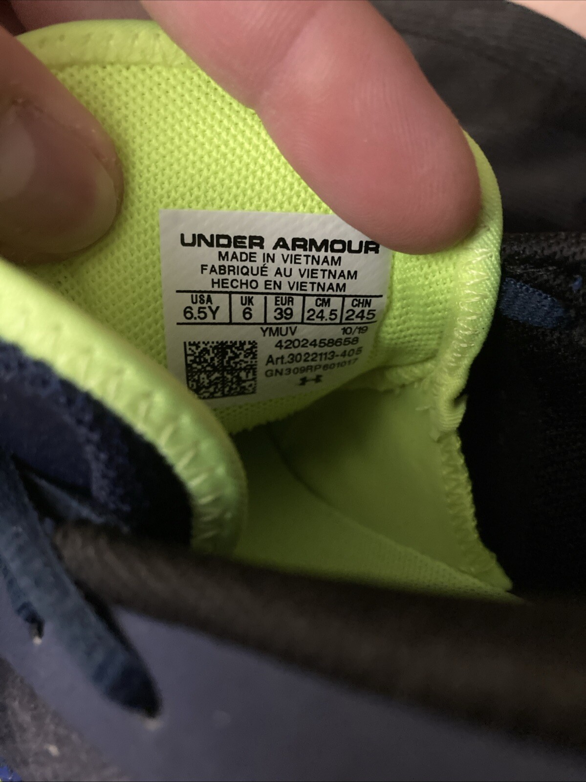 Under Armour Steph Curry 7 Blue 3022113-405 Boys/mens Size 6.5Y Basketball Shoes thumbnail 10