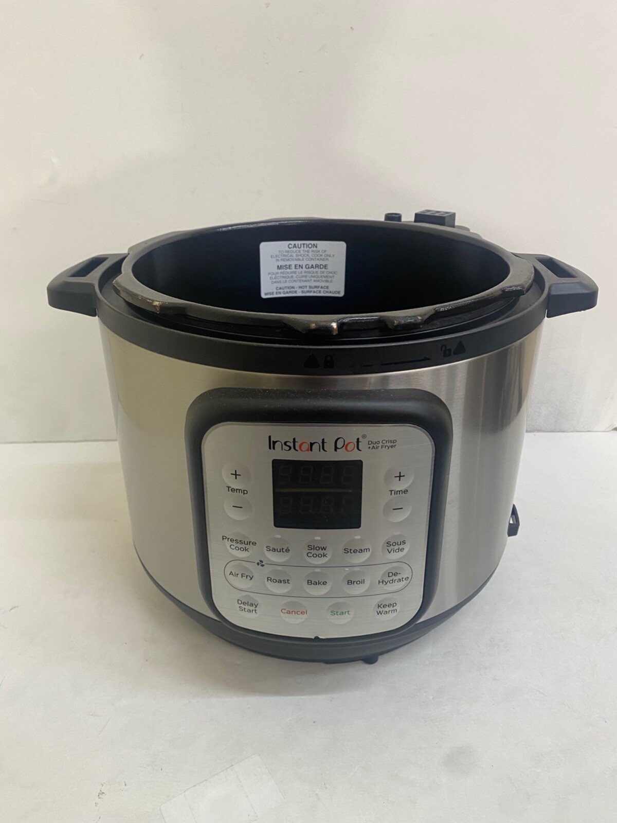 Instant Pot 8Qt Duo Crisp 11in1 Electric Pressure Cooker Air Fryer preowned-image