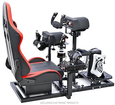 Marada Flug-Rennsimulation Cockpit mit Sitz Einstellbar Fit Logitech G923 G29