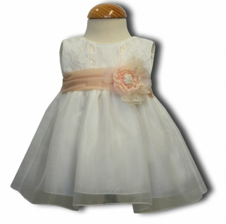 Vestido ceremonia niña 6, 12, 18 y 24 meses