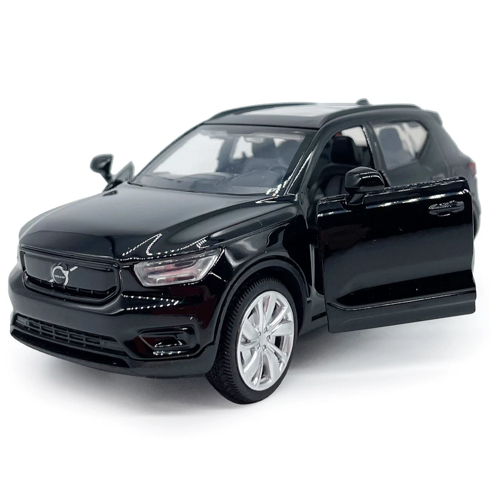 1:32 XC40 Model Car Diecast Toy Cars Boys Toys for Kids Gifts 2 Doors Open Black - Image 4 of 4
