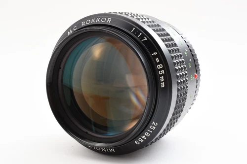 [MINT] Minolta MC ROKKOR 85mm f/1.7 MF Portrait MD Lens From JAPAN