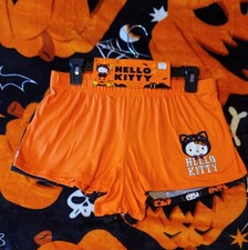 Hello Kitty SET of SANRIO Women  s Halloween PJ Pajama Shorts 2-Pack Size Small