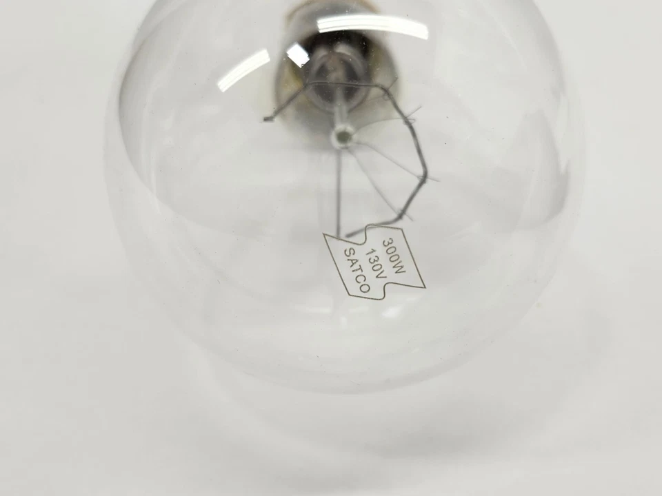 Satco S4961 130V 300 Watt PS35 Mogul Base Light Bulb, Clear - Image 3 of 4