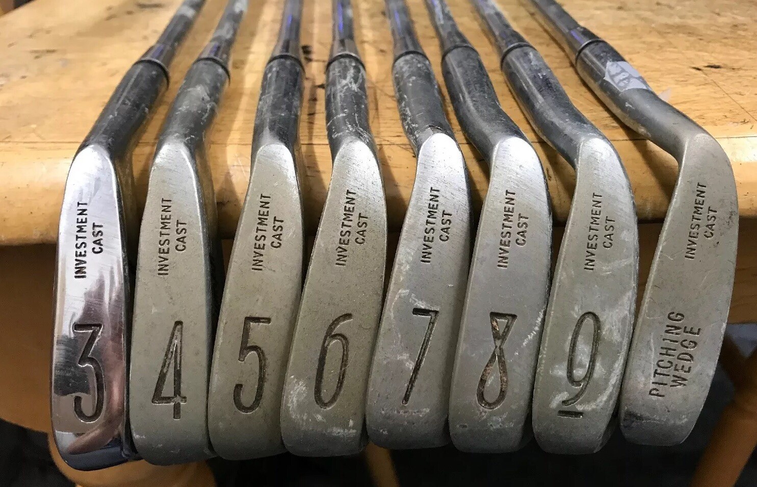 WILSON TRIUMPH Investment Cast GOLF CLUB set of 8 Irons 39 Pitching