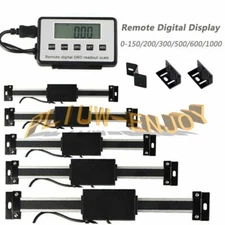 DRO Digital Readout Linear Scale Magnet Remote LCD Display CNC Milling Lathe