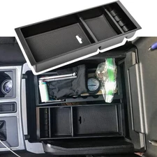 For Ford F-150 2021-2025 Car Center Console Organizer Armrest Tray Storage Box