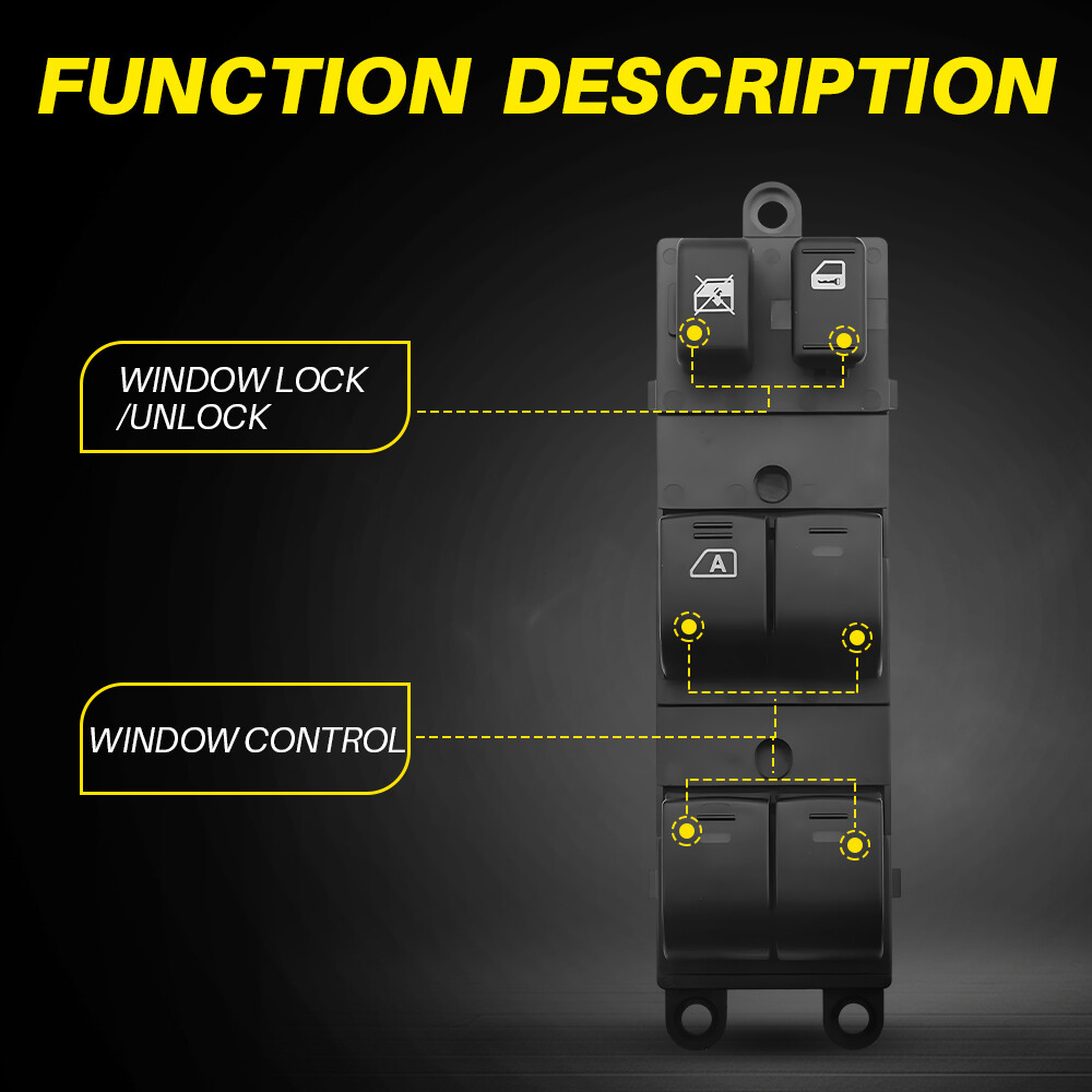 FOR 10-12 SUBARU LEGACY OUTBACK DRIVER SIDE MASTER POWER WINDOW CONTROL SWITCH B