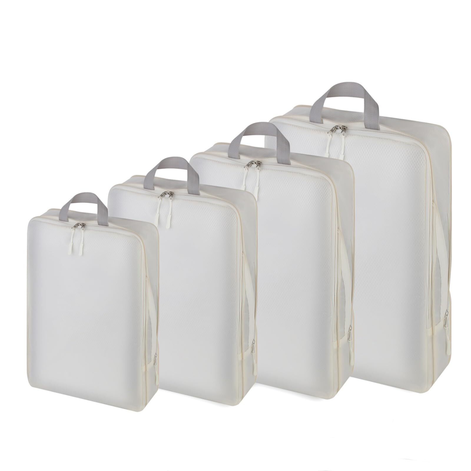 Compression Packing Cubes for Travel, 4Pcs Travel Essentials Packing Cubes fo...