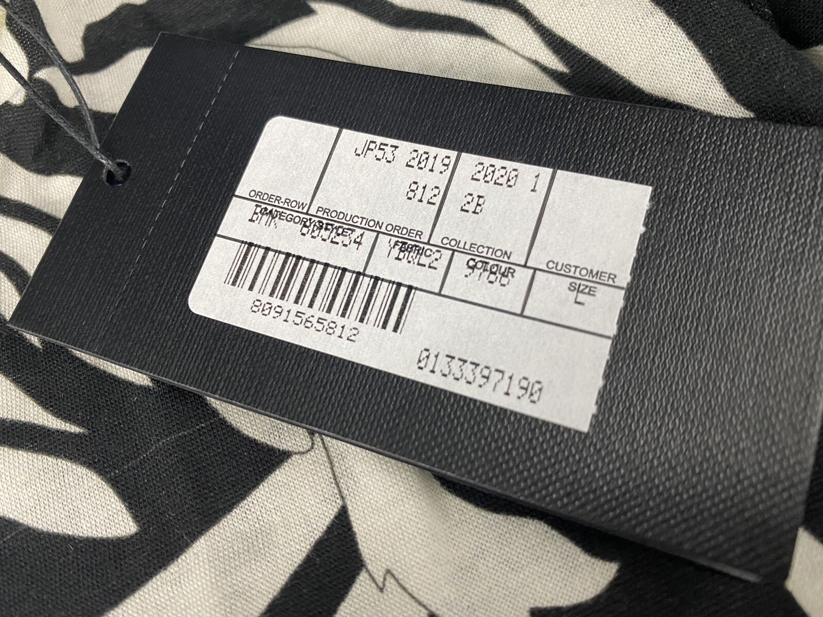 T shirt Saint Laurent cotone giungla taglia grande Made in Italy