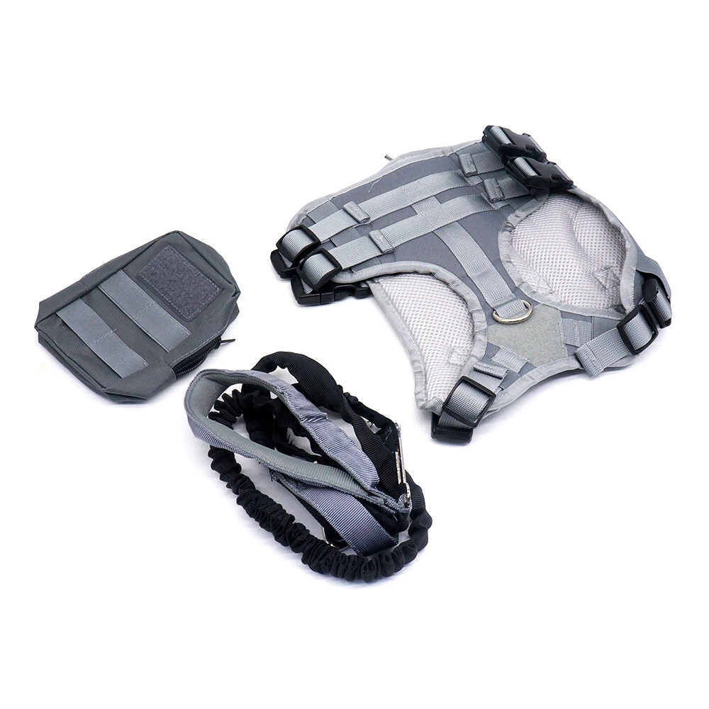 Dog Harness with Handle Pet Tactical Military Training Vest Waterproof S/M/L