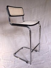 New Marcel Breuer Cesca Style Bar Stool (Black)