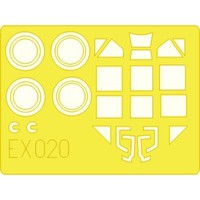 MW22 Eduard EX020 BF 109E 1/48 Mask For Hasegawa