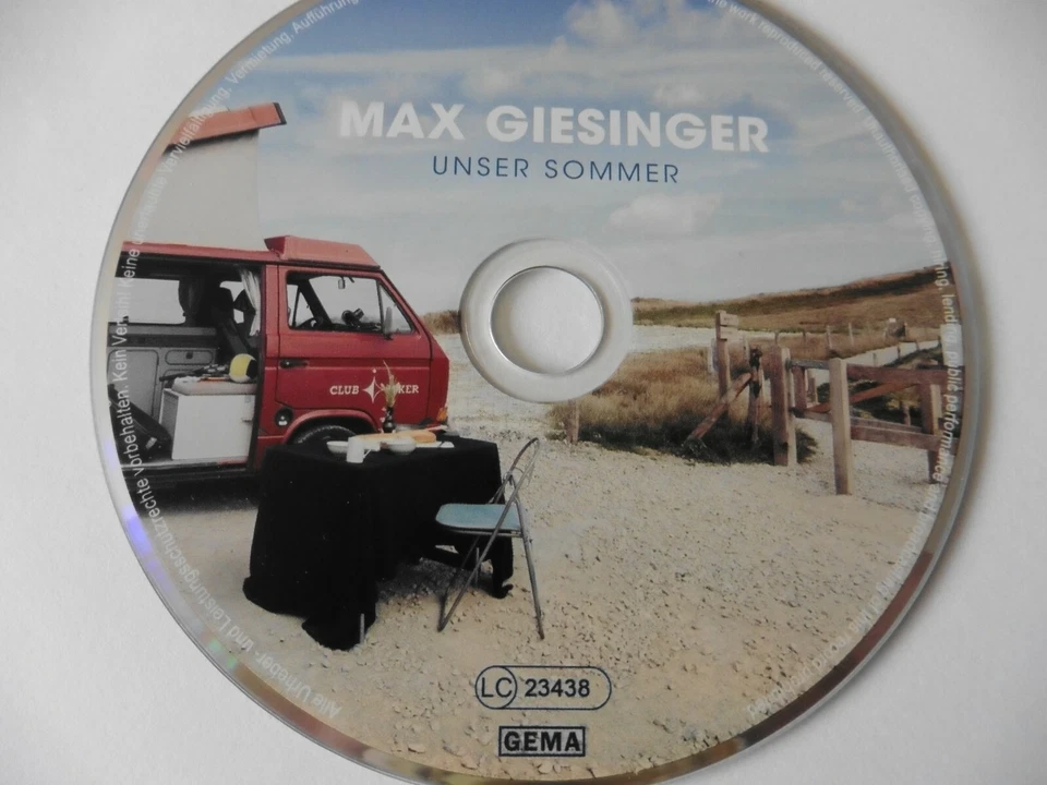 Max Giesinger Unser Sommer 5" Promo Maxi - CD 4 Tracks 2013 wie neu! TOP! - Bild 4 von 4