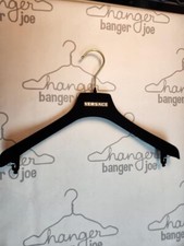 VERSACE 15"  BLACK VELVET FELT DRESS / SHIRT (GOLD) HANGERS SET 20