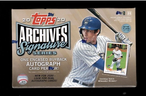 2020 Topps Archives Signature Series Active Player Baseball Hobby Box