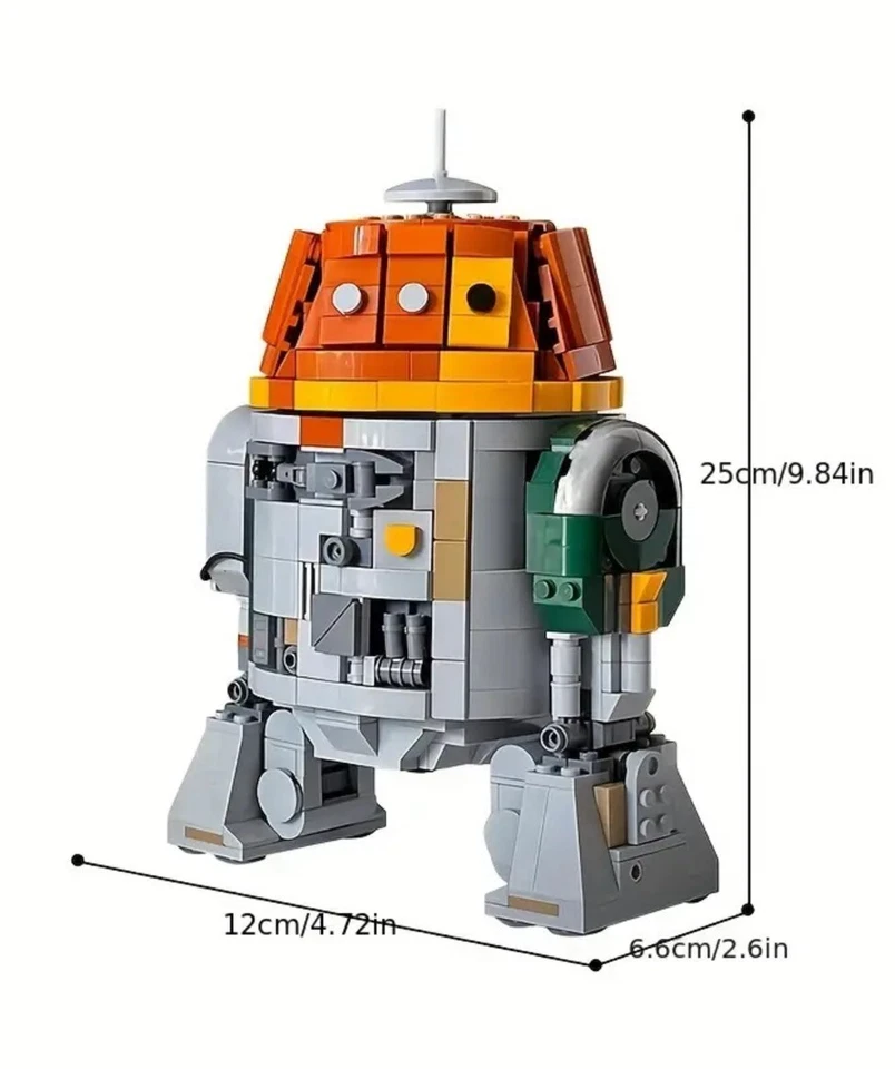 New Star Chopper Wars Robot Droid Building Block Brick Compatible Set No Box - Image 3 of 4
