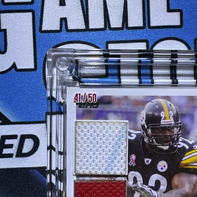 2024 Jersey Fusion James Harrison Game Used Triple Patch /50