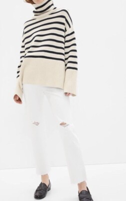 ユキの GAP NWOT Gap Sky High Rise Cheeky Straight Jeans/White /Size 29/8 Reg