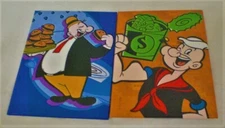 POPEYE & WIMPY ATA-BOY MAGNET SET NEW