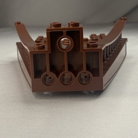 LEGO Lot of 2 - 47988 Boat Bow Top 14x12 & 48000 Deck Brick 16x16x1 - Red. Brown