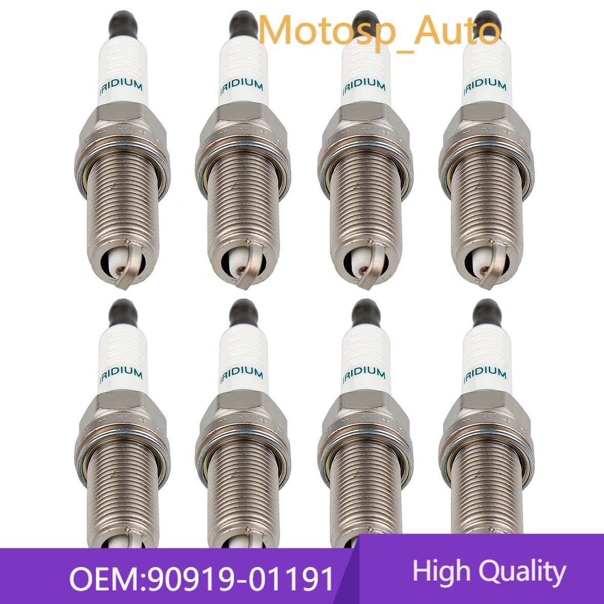 8PCS 90919-01191 Spark Plug Replaces For Sequoia GX460 128i Tundra 3421 NEW