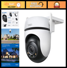 2K QHD Outdoor Wi-Fi Security Camera, 360  Pan/Tilt, Motion Tracking, Color Nigh