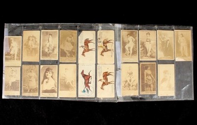 Lot of 19 William S Kimball Victorian Trade Advertising Cigarette Cards