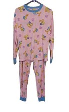 Warner Bros Tweety Bird 2 piece pajama set Size M 8/10 Used As-Is