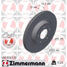 2x Zimmermann 400.5567.20 Bremsscheibe für MERCEDES BENZ G KLASSE W463 2x Zimmermann 400.5567.20 Bremsscheibe für MERCEDES BENZ G KLASSE W463