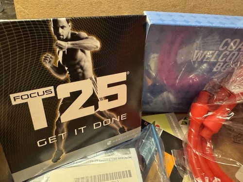 T25 Focus Get It Done Beachbody Alpha & Beta/Gamma DVD Sets + Bands - Picture 3 of 6