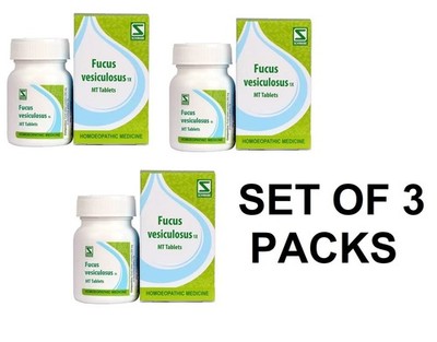 Dr. Willmar Schwabe India Fucus vesiculosus 1X Homeopathic Tablets   3 pack 20g