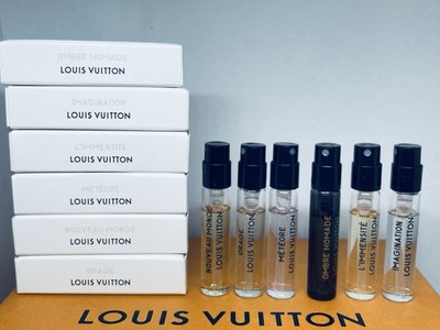 Louis Vuitton 香水2mlサンプルセット メンズ全種類 Louis Vuitton Perfumes Collection For Men Sample Vials Spray 2ml