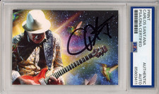 Carlos Santana SIGNED Album Cover Photograph PSA DNA COA Authentic Autograph