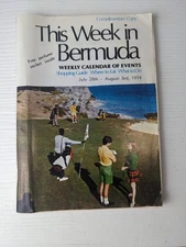 Vintage 1974 This Week In Bermuda Brochure cool ads